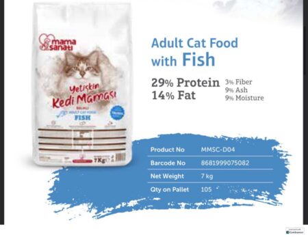 Mama Sanati Adult Cat Food with Fish-7kg