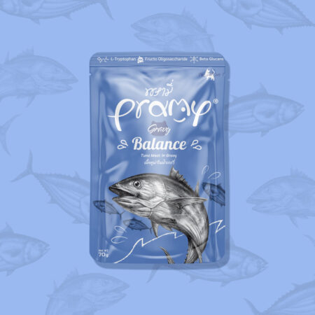 Pramy Cat Wet Food -Balance Tuna in Gravy Recipe