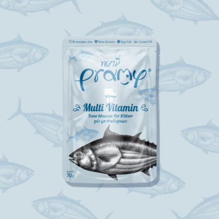 Pramy Cat Wet Food -Multi-Vitamin Tuna Mousse for Kitten