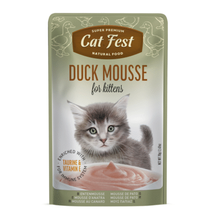 Cat Fest Cat Wet Food -Duck Mousse For Kittens70g