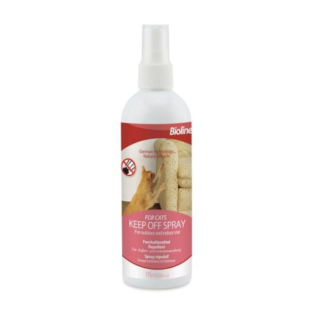 Bioline Pet Cleaning Supplies -Keep Off Spray for Cats 175ml