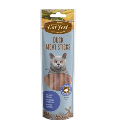 Cat Fest Cat Treats -Meat Sticks Duck for Cats 45g