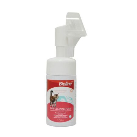 Bioline Pet Cleaning Supplies -Paw-Cleaning Foam for Cat 100ml