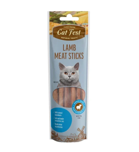 Cat Fest Cat Treats -Meat Sticks Lamb for Cats 45g