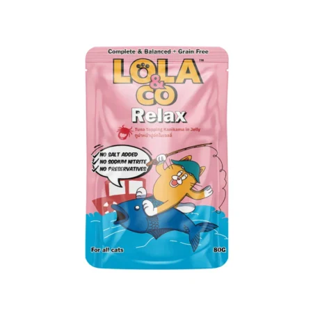 Lola & Co Cat Wet Food -Tuna Topping Kanikama in Jelly 80g