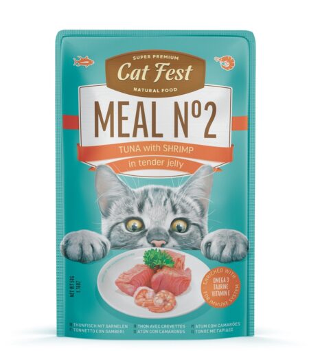 Cat Fest Cat Wet Food -Tuna with Shrimp in Tender Jelly 50g