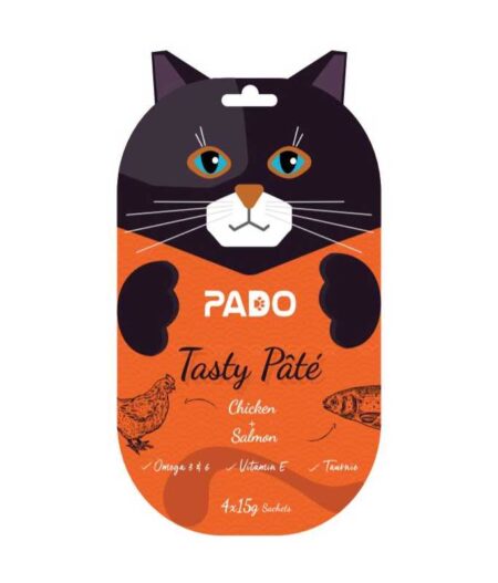 Pado Cat Treats -Chicken & Salmon Sachet 4x15g
