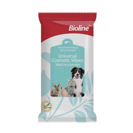 Bioline Pet Cleaning Supplies -Universal Cosmetic Wipes 10 pcs