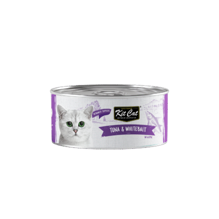 Kit Cat, Cat Wet Food -Deboned Tuna & Whitebait Toppers