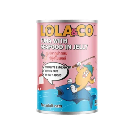 Lola & Co Cat Wet Food -Tuna with Seafood in Jelly for Adult Cats