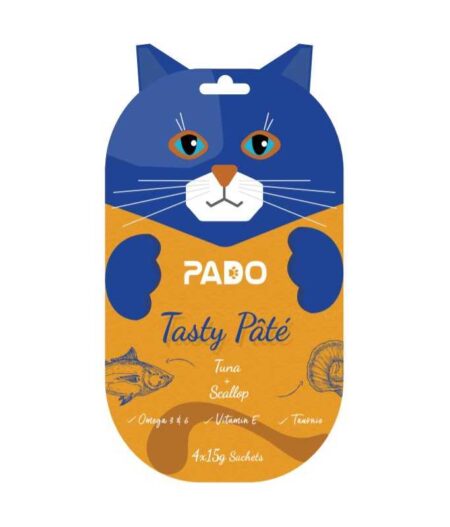 Pado Cat Treats -Tuna & Scallop Sachet 4x15g