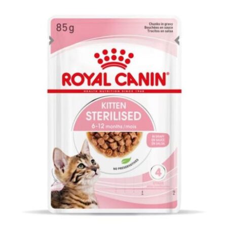 Royal Canin Cat Wet food -Kitten Sterilised Chunks in Jelly 85g