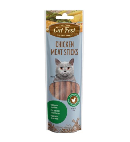 Cat Fest Cat Treats -Meat Sticks Chicken for Cats 45g