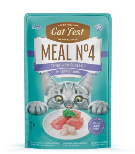 Cat Fest Cat Wet Food -Tuna with Scallop in Tender Jelly 50g