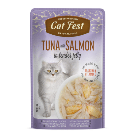 Cat Fest Cat Wet Food -Tuna With Salmon In Tender Jelly 70g