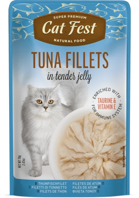 Cat Fest Cat Wet Food -Tuna Fillets In Tender Jelly 70g