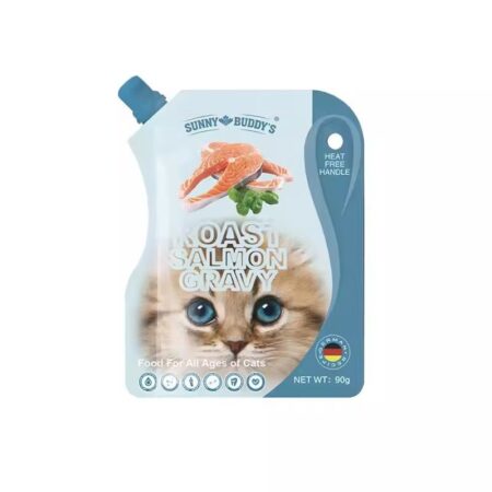 Sunny Buddy's Cat Wet Food -Roast Salmon Gravy 90g