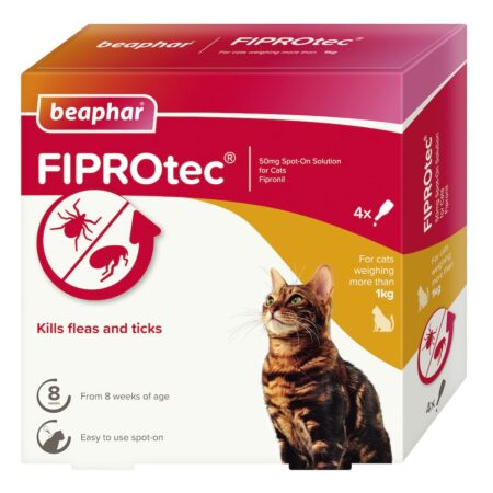 Beaphar FIPROtec® Spot-On Cat 4 vials