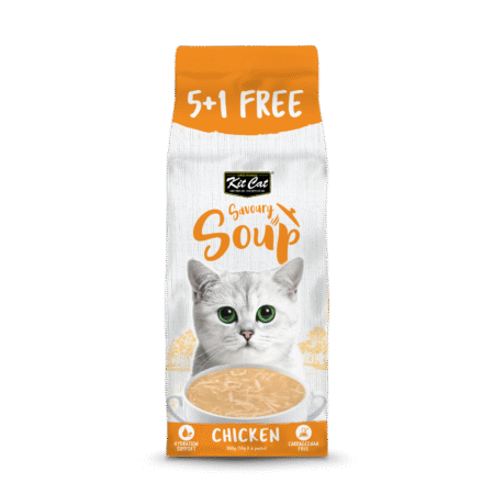 Kit Cat Wet Food -Cat Savoury Soup Chicken 6pcs