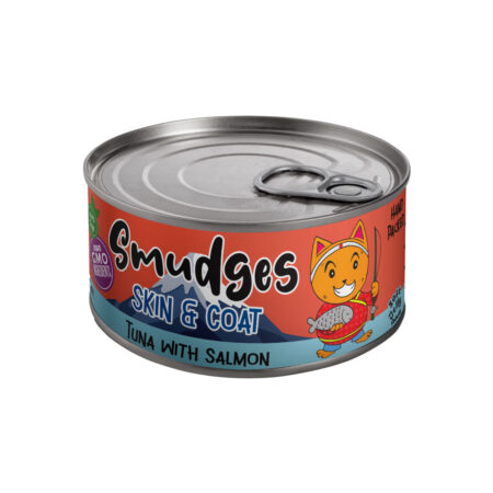 Smudges Cat Wet Food -Adult Cat Tuna Flakes With Salmon in Soft Jelly 80g
