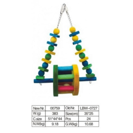 Vanpet Bird Toy Natural And Clean