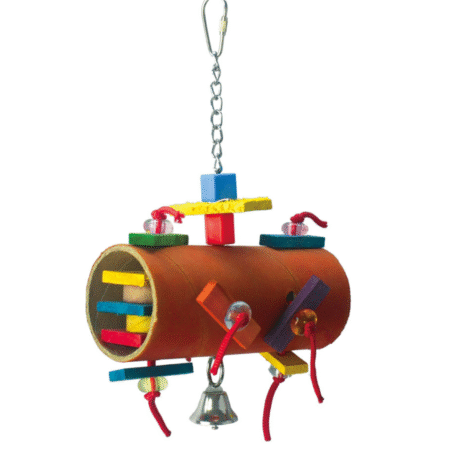 Vanpet Pipe Shape Bird Toy 25x15cm