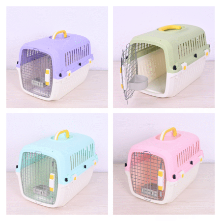 Pet Mode Plastic Pet Carrier 50x35x34cm