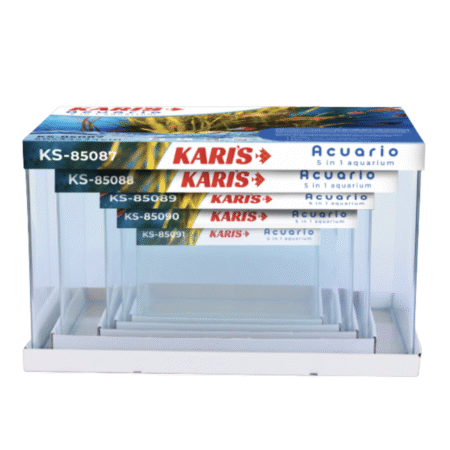 Karis 5 in 1 Aquarium- 50x34x34cm (Maximum)