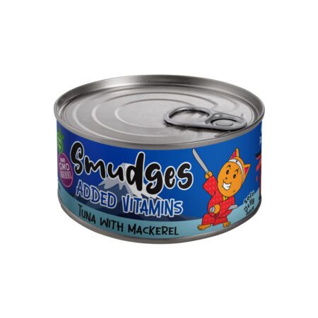 Smudges Cat Wet Food -Adult Cat Tuna Flakes With Mackerel in Soft Jelly 80g