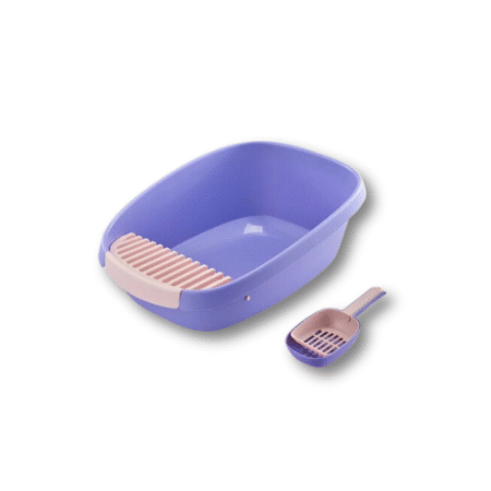 Semi Closed Cat Litter Tray 61X44X22cm