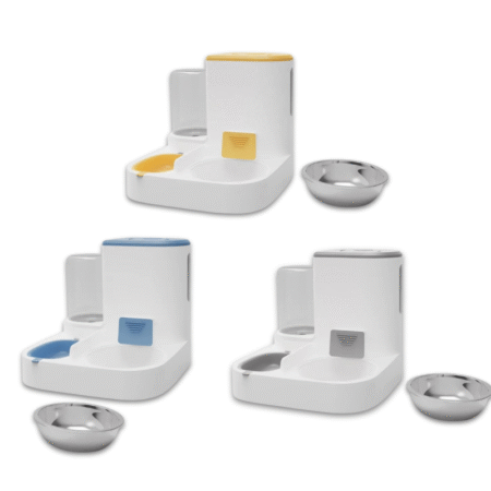 Pet Bowl With Automatic Water Feeder