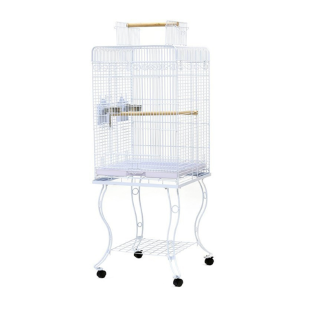 Dayang Bird Cage- 53.5 x 53.5 x 133.5cm-White