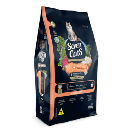 Seven Cats Cat Food for Sterilized - Salmon [Coat Beauty]