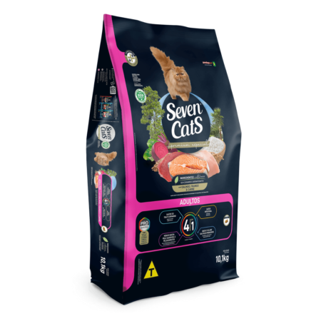 Seven Cats Cat Food for Adult 4in1 - Beef, Salmon & Chicken